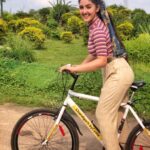 Ashnoor Kaur Instagram - Life is like a bicycle, you need to keep moving on to maintain the balance... (Ps- Almost a year old pic!!)