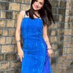 Avneet Kaur Instagram - Dum dara dum dara mast mast playing in the background 🎵💙 Wearing- @garvili Mumbai, Maharashtra
