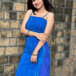 Avneet Kaur Instagram - Dum dara dum dara mast mast playing in the background 🎵💙 Wearing- @garvili Mumbai, Maharashtra