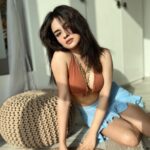 Avneet Kaur Instagram - Fresh outta the beach like.🧡💙🌊🐠 Top- @starin.in Skirt- @diamondlady.in 📸- @krupalakhanii.16 Home