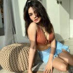 Avneet Kaur Instagram - Fresh outta the beach like.🧡💙🌊🐠 Top- @starin.in Skirt- @diamondlady.in 📸- @krupalakhanii.16 Home