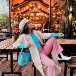 Avneet Kaur Instagram - She dances to the songs in her head , Speaks with the rhythm of her heart, And loves from the depths of her soul……🌷🍂 Hotel Taj Bhopal