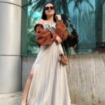 Avneet Kaur Instagram - Brown tones.🤎🍁🍂 Wearing- @ikichic_official 👜- @michaelkors