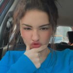 Avneet Kaur Instagram - Felt cute, will not delete later.💙🤍😌