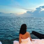 Avneet Kaur Instagram - Dear ocean, Thank you for making us feel tiny, humble, inspired and salty all at once.💙🌊 #travelwithak #seetheworldwithak #maldives2022 Maldives
