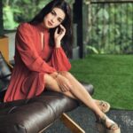 Avneet Kaur Instagram – Let’s just sit quietly and listen to the secrets the rain wants to tell us.♥️
Location- @ayatana.coorg 
Wearing- @ewayoung Ayatana Resort