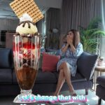 Avneet Kaur Instagram - Turning a long, hot, boring day around with an expedition to Mount Everest. Of course, I'm talking about Mount Everest Sundae! @baskinrobbinsin's new sundae with layers and layers of indulgence is the tallest sundae I've ever had, and the most delicious one, too!  Come join me on this expedition to Everest! Head to a Baskin Robbins parlour near you and ask for the Mount Everest Sundae today. #BaskinRobbins #BRSummerParty #TallestSundaeEver