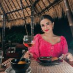 Avneet Kaur Instagram - I followed my heart and it led me to a restaurant.😝💕🍷 Outfit: @twirl_around_world Stylist: @styling.your.soul Maldives