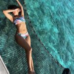 Avneet Kaur Instagram - Don’t need a man when I got a tan.👅🤍🌊🧜🏻‍♀️ Styling : @styling.your.soul Swim suit: @swimwearindia_shop Maldives