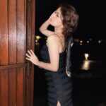 Avneet Kaur Instagram - When the party’s over.🖤🌹 Wearing- @leaclothingco Maldives