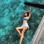 Avneet Kaur Instagram - Don’t need a man when I got a tan.👅🤍🌊🧜🏻‍♀️ Styling : @styling.your.soul Swim suit: @swimwearindia_shop Maldives