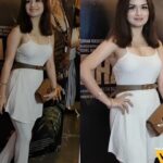 Avneet Kaur Instagram - Aww loved these picss!!🥰🥰❤️ About last night at the screening of #Dhaakad 🔥 Wearing- @urbanic_in Bag- @michaelkors Belt- @louisvuitton Accessories- @swarovski @accessorizeindiaofficial @michaelkors Styled by- me 💁🏻‍♀️ Mumbai, Maharashtra