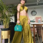 Avneet Kaur Instagram - Shades of green.💚🍃✨ Styling : @tiara_gal @akansha.27 Outfit : @ikichic_official Assisted : @houseofcreativity._ 📸- @krupalakhanii.16