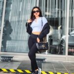 Avneet Kaur Instagram - I wore this outfit yesterday but I’m going different places today… So it’s okay!🖤 #ootd Top- @baesic_world Pants- @zara Jacket- @hm Shoes- @nike Bag- @gucci Shades- @versace 📸- @krupalakhanii.16 Mumbai, Maharashtra