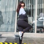 Avneet Kaur Instagram - I wore this outfit yesterday but I’m going different places today… So it’s okay!🖤 #ootd Top- @baesic_world Pants- @zara Jacket- @hm Shoes- @nike Bag- @gucci Shades- @versace 📸- @krupalakhanii.16 Mumbai, Maharashtra