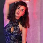Avneet Kaur Instagram - Dancin in the dark in the pale moonlight 🖤✨ Wearing- @starin.in Bag- @accessorize Styled by- @styledbysujata Mumbai, Maharashtra