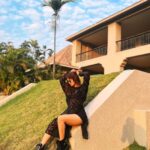 Avneet Kaur Instagram - I’m going to make everything around me beautiful- that will be my life.🖤🍂✨ Wearing- @hersheinbox Styled by- @neelangi_johari 📸- @gauravarora08 The Leela Goa