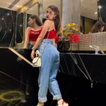 Avneet Kaur Instagram - All I do is upgrade.♥️🦋✨ 👚- @mynomad.in 👖- @bluebrew.in 👟- @gucci 👛- @aldo_shoes Styled by- @neelangi_johari 📸- @krupalakhanii.16