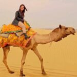 Avneet Kaur Instagram – ⛺️♥️ #reelsinstagram #reelitfeelit #jaisalmer Jaisalmer, Thar Desert, India