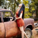 Bhanu Sri Mehra Instagram – The most beautiful girl on earth is the one with a golden heart 💛🧡
.
.
.
Pic:@they_call_me_keshu 
Make up:@maskmakeupartist 
Location:@vintage_vanam 
.
.
#newclick #new #2021 #biggboss2 #telugupilla #actor #bhanusree🔥❤️ #feelingblessed #happy #bhanuhybridpilla #love
