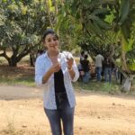 Bhanu Sri Mehra Instagram - 🥭😋 #love #mango #haopy #bhanusree🔥❤️ Bidadi, Karnataka, India