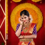 Bhanu Sri Mehra Instagram - Happy Maha Shivaratri to all my insta family ❤ . . . Photography @rj_weddingfilms MUA @ramesh_makeupstudio Jewelry @mangatrai_hitechcity Outfit @brandmandir Decor @rrreventspro styled by @mounika_vallabhaneni921 #bhanusree #rjweddingfilms #candidphotography #southindianbride #bridesofindia #bride #bridetobe #bridemakeup #pellikuthuruoutfit #pasupufunction #bridelook #brideinspiration