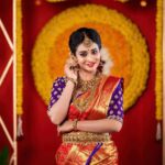 Bhanu Sri Mehra Instagram - Happy Maha Shivaratri to all my insta family ❤ . . . Photography @rj_weddingfilms MUA @ramesh_makeupstudio Jewelry @mangatrai_hitechcity Outfit @brandmandir Decor @rrreventspro styled by @mounika_vallabhaneni921 #bhanusree #rjweddingfilms #candidphotography #southindianbride #bridesofindia #bride #bridetobe #bridemakeup #pellikuthuruoutfit #pasupufunction #bridelook #brideinspiration