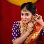 Bhanu Sri Mehra Instagram - Happy Maha Shivaratri to all my insta family ❤ . . . Photography @rj_weddingfilms MUA @ramesh_makeupstudio Jewelry @mangatrai_hitechcity Outfit @brandmandir Decor @rrreventspro styled by @mounika_vallabhaneni921 #bhanusree #rjweddingfilms #candidphotography #southindianbride #bridesofindia #bride #bridetobe #bridemakeup #pellikuthuruoutfit #pasupufunction #bridelook #brideinspiration