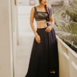 Bhanu Sri Mehra Instagram - 🦋 Photography @weareretrospection . Styling @vishnupriya.pen . Assisted by @bhavyareddy_official . Jewelry @alluringaccessories.a2 . . #bhanusree #actorlife #dreambig #goals #passion#styledbyvishnupriya❤ #southindianactress #biggboss #bhanusree🔥❤️
