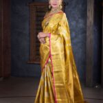 Bhanu Sri Mehra Instagram - Happy sunday to all my beautiful people 💕 😘 ❤ Saree:@mugdhaartstudio styling: @workofelan Jewellery: @amarsonsjewellery MUAH: @maskmakeupartist Clicked by : @koolsoumo . . . #bhanusree #actorlife #pattusaree #traditional #sareelove #mugdhacollection #bhanupilla #bhanusree🔥❤️