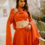 Bhanu Sri Mehra Instagram - ❤ #southindianactress #tollywoodactresses #redlove #red #halfsareelove #traditional #bhanusree #bhanusree🔥❤️