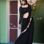 Bhanu Sri Mehra Instagram - Black love 🖤 @verendar_photography Jewelry:@pretty.jewelbox #tollywoodhotactress #southindiaactress #bhanusree🔥❤️ #actorslife #Instagram #instalove