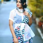 Bhanu Sri Mehra Instagram - You sparkle the most when you are you 💙💟 #mondaymood #peace #bhanu #bhanusree🔥❤️ #southindianactress #tollywoodactresses #smile