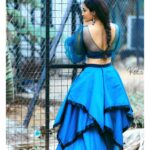 Bhanu Sri Mehra Instagram - Good morning all happy sunday 😀 Adhirindhi show tonight on @zeetelugu at 9pm don't miss it my lovely people ❤ have fun 😀 Pc:@they_call_me_keshu Styled By - @greeshma_krishna.k In Costume by - @abhignasagarikaofficial Fashion coordinates - @house_of_collaboration19 #adhirindhi #comedy #fun #zeetelugu #bhanusree🔥❤️