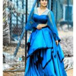 Bhanu Sri Mehra Instagram - 🦋💙 Pc:@they_call_me_keshu @agasthyaarts #bhanusree #peace #positivevibes #goodvibes #bhanusree🔥❤️ #adhirindhishow #zeetelugu
