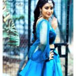 Bhanu Sri Mehra Instagram - 💙🦋 Styled By - @greeshma_krishna.k In Costume by - @abhignasagarikaofficial Fashion coordinates - @house_of_collaboration19 #bhanusree #southindianactress #tollywoodactresses #adhirindhishow #comedy #fun #bhanusree🔥❤️