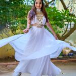 Bhanu Sri Mehra Instagram - Never let anyone dull your sparkle ✨️ Wearing:@radheshyam_designer_studio 📸:@verendar_photography #peaceful #whitedress #love #bhanusree🔥❤️ #hybridpilla #instagood #instagram