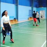 Bhanu Sri Mehra Instagram - There may be people that have more talent then you, but there's no excuse for anyone to work harder then you do.🏸💃 #playbadminton #stressfree #yesterday #feelingnice #glad #bhanugirl❤ #bhanusree🔥❤️