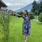 Bhanu Sri Mehra Instagram - Look deep into nature and then you will understand everything better 🍀 #nature #love #beauty #shootmood #instalove #instagram #bhanusree🔥❤️ #hybridpilla Pahalgam Kashmir