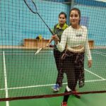 Bhanu Sri Mehra Instagram - In my life of cookie, you are the choco chip 🍪 @pc_cheruku PC credit goes to :@cheruku_lc . . . #friends #bestfriends #friendgoals #funtimes😎 #playinggames #sundaymood☀️ #funday #bestiesforlife #peaceofmind #badminton🏸 #badmintonfriends #bhanugirl❤ #bhanusree🔥❤️