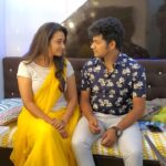 Bhanu Sri Mehra Instagram - fun time @jabardasth_avinash #shootmood #biggbosstelugu2 #bhanusree #actorlife