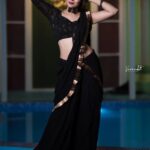 Bhanu Sri Mehra Instagram - Black love 🖤 @verendar_photography Jewelry:@pretty.jewelbox #tollywoodhotactress #southindiaactress #bhanusree🔥❤️ #actorslife #Instagram #instalove