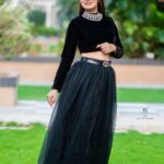 Bhanu Sri Mehra Instagram - 🔱✨️🖤 #southindiaactress #tollywoodhotactress #instagood #instagramlove #blacklove #🖤