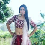 Bhanu Sri Mehra Instagram - Be your own kind of beautiful!! Good night my dear insta family😌 Outfit by @harikastudio Pc:@satya007b #tollywoodactress #biggbosstelugu2 #weekendvibes #bhanusree🔥❤️