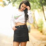 Bhanu Sri Mehra Instagram - "To me, beauty is about being comfortable in your own skin. It's about knowing and accepting who you are💃💟🖤 #blackandwhite #western #picbethebeautybox #southindianactress #powerofpositivity #biggbosstelugu2 #bhanusree🔥❤️