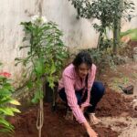Bhanu Sri Mehra Instagram - Accepted #greenindiachallenge frm @MPsantoshtrs Garu planted 3 saplings & now invite @rojaselvamani @jabardasth_getup_srinu @priyaartist @jabardasth_avinash #chamkchandra to plant 3 trees & invite 3 to continue the chain. Congratulations @MPsantoshtrs Garu for taking this great initiative. #HaraHaiToBharaHai thank you so much @vamshireddy_gudi