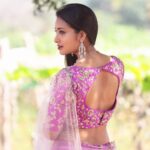 Bhanu Sri Mehra Instagram - Being your own unique self is pure beauty💃💜 Outfit by: @harikastudio Jewellery : @kalasha_finejewels PC: @satya007