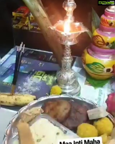 Bhanu Sri Mehra Instagram - Maa Inti Maha Lakshmi pooja 🙏 #positivevibes😊 #festivals #prosperous #pooja #safediwali #diwali💥