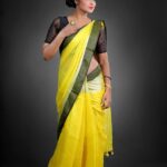 Bhanu Sri Mehra Instagram - When an Indian girl wears a saree the world stops to admire her grace! 💃💃 @frillsbyvasavi #sareedraping #sareelove #traditional #sareelook #biggboss2bhanu