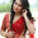 Bhanu Sri Mehra Instagram - Keep smiling because life is a beautiful thing there's so much to smile about and iam not what happened to me iam what I choose to become.❤️❤️ Outfit by :@firoz_design_studio Photography :@they_call_me_keshu